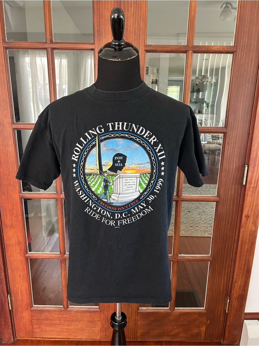 Vintage Harley Davidson Rolling Thunder X Washington D.C. 1999 Tee Shirt XL